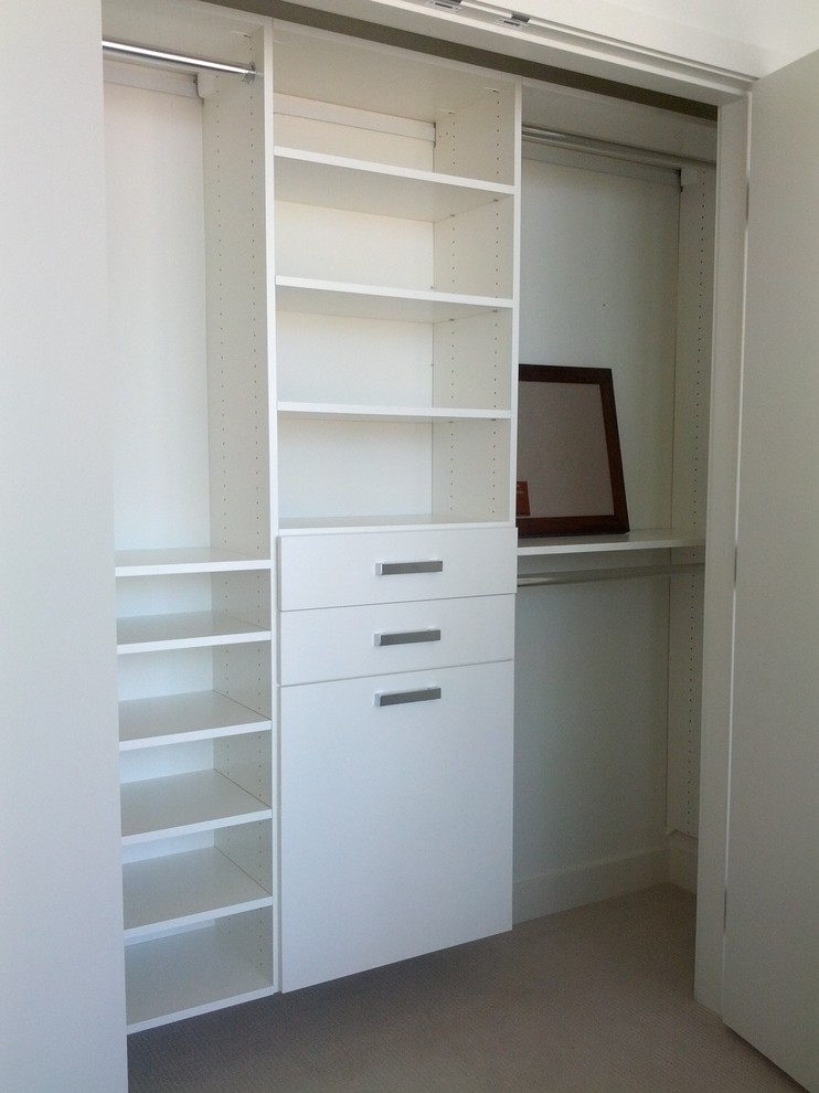 Design ideas for a transitional storage and wardrobe in San Francisco.