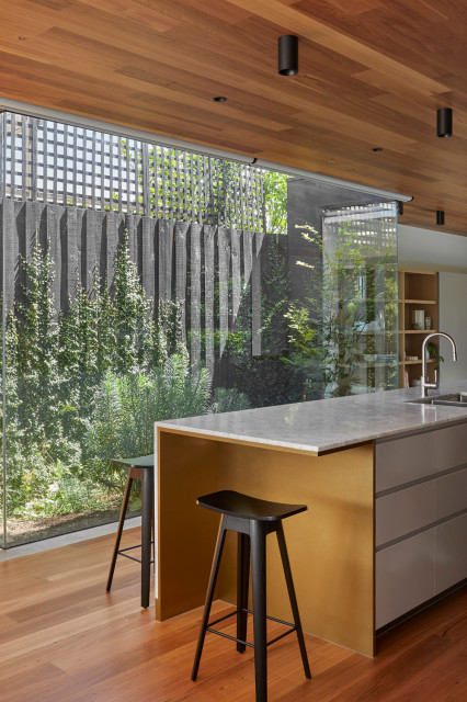 Open Shut House contemporary-koek