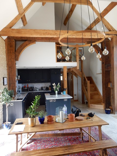 Barn Conversion Kitchen rustik-koek
