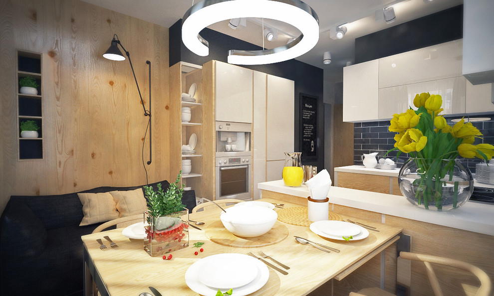 Дизайн кухни в современном стиле.