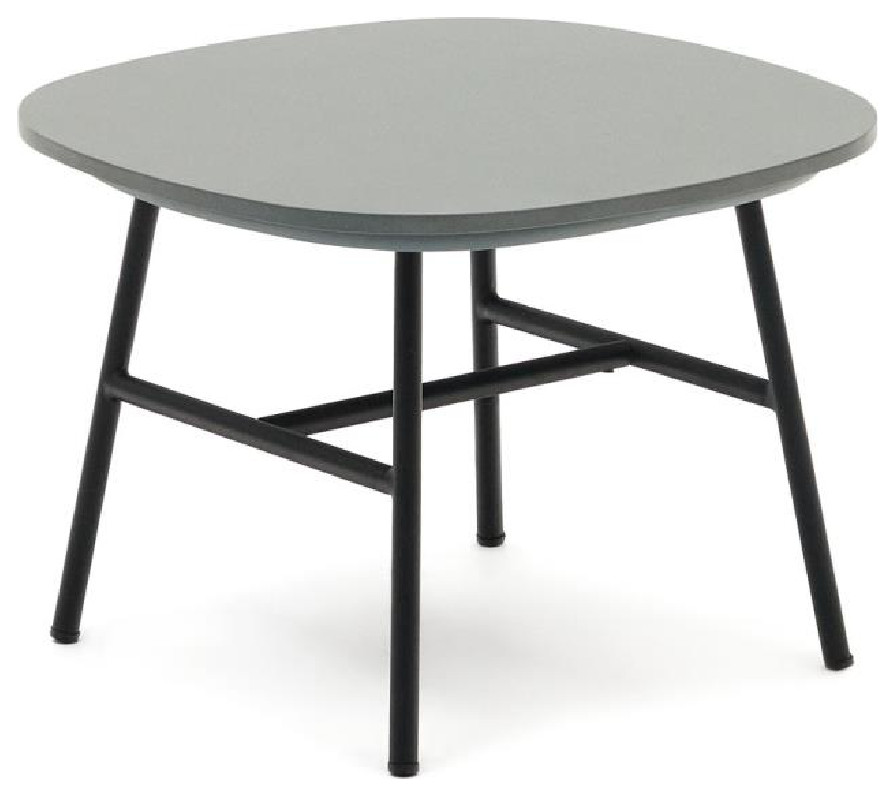 Steel Outdoor Side Table La Forma Bramant Transitional Outdoor