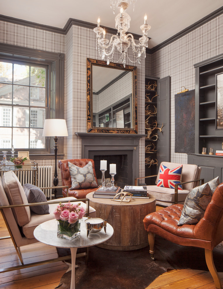 Inspiration for a transitional home design remodel in Philadelphia