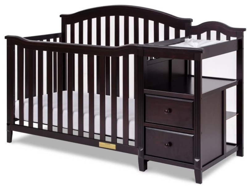 AFG Baby Furniture Kali 4in1 Convertible Crib w/ Toddler Guardrail