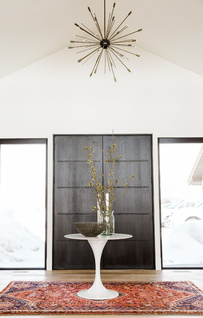 Modern Mountain Home contemporain-entree