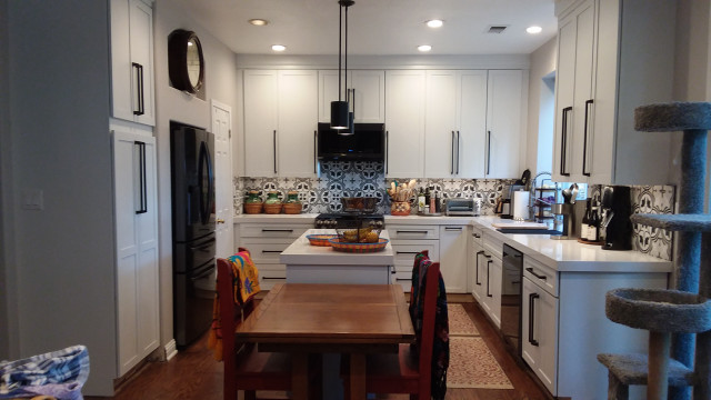 Kitchen remodel industrial-kueche