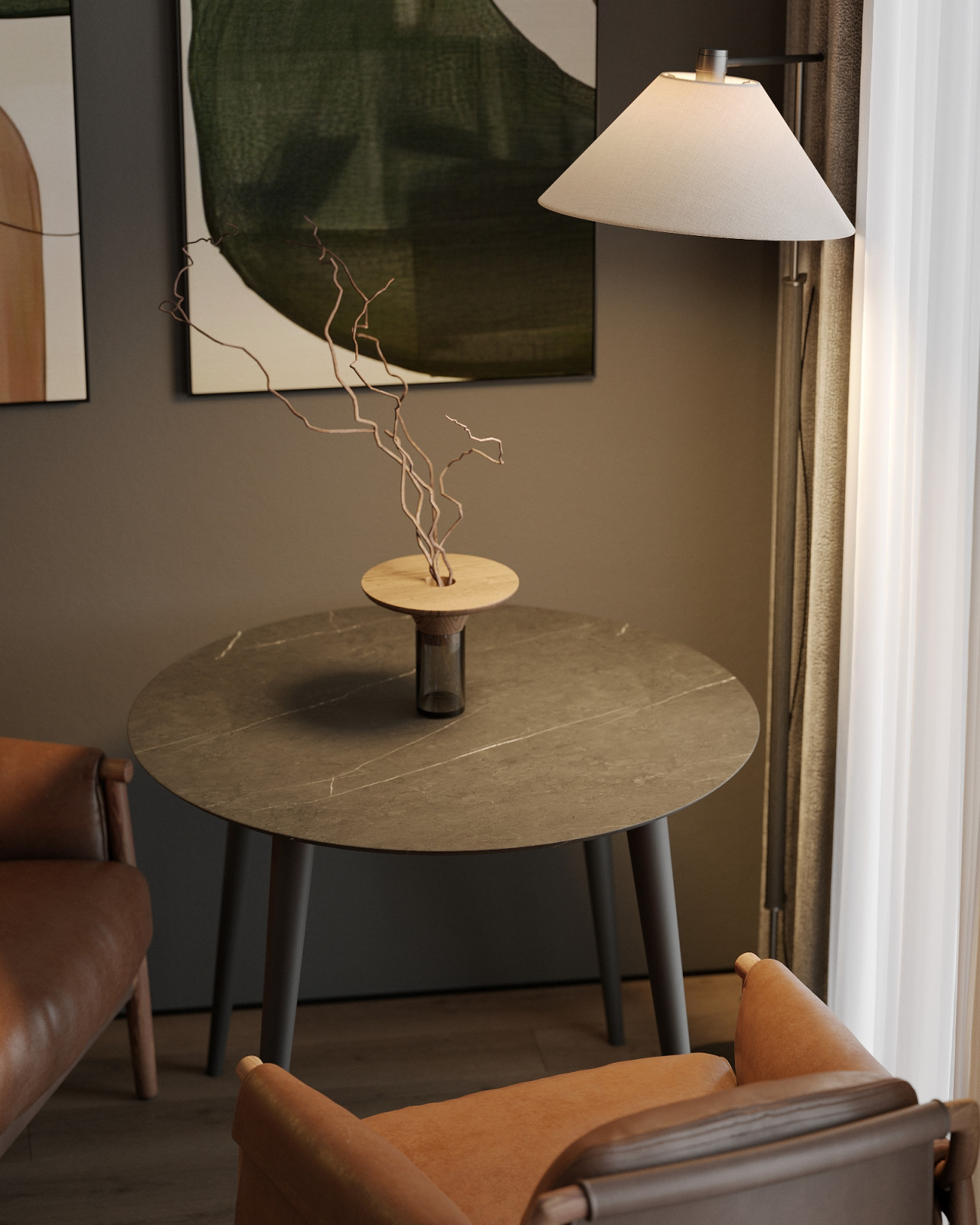 Дизайн проект апартаментов 28 Кв под посуточную аренду