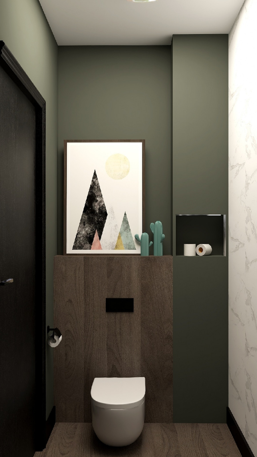 Трешка в стиле лофт для холостяка