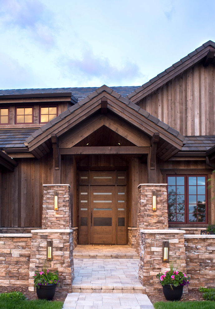 Mountain style exterior home photo in Denver