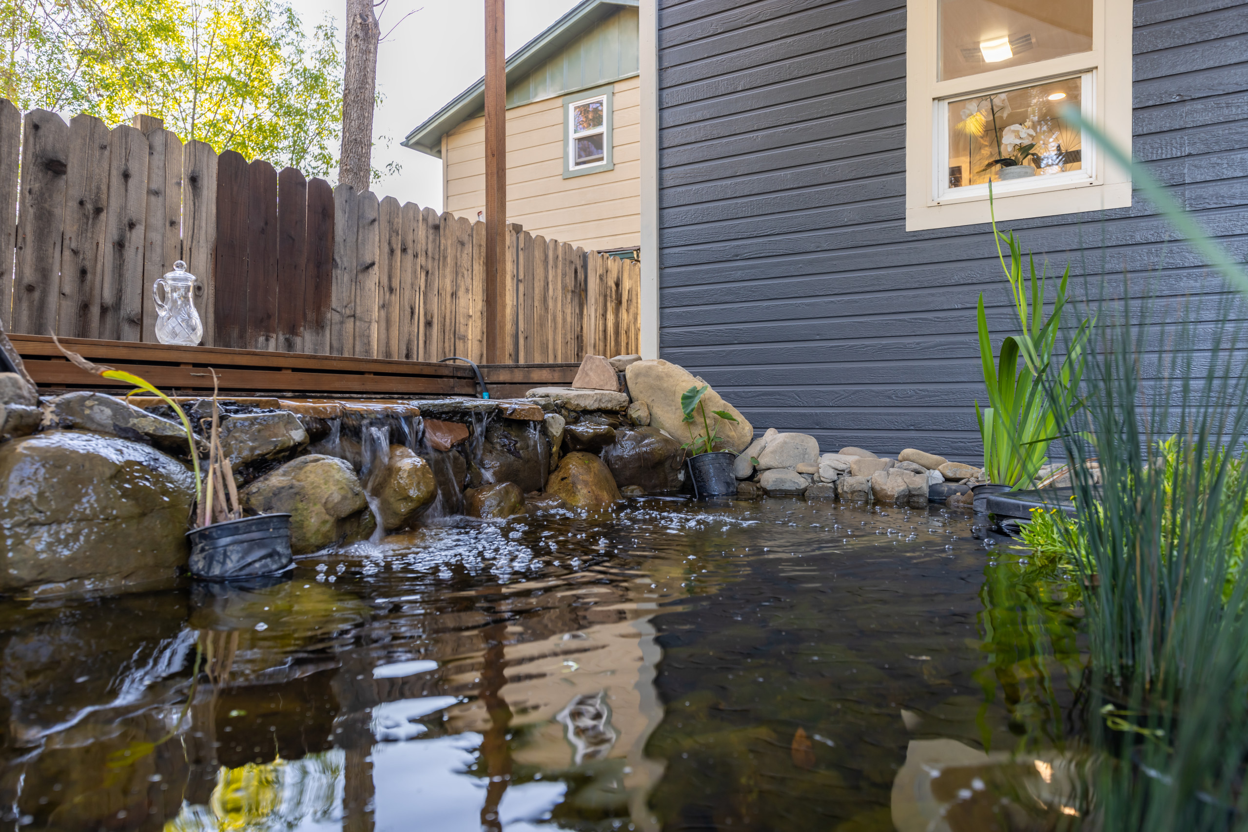 Ojai, CA / Complete Home Remodel / Patio Pond
