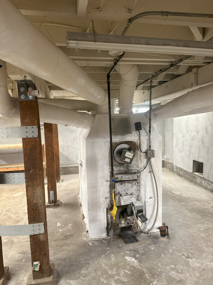 Original 100 year old octopus furnace