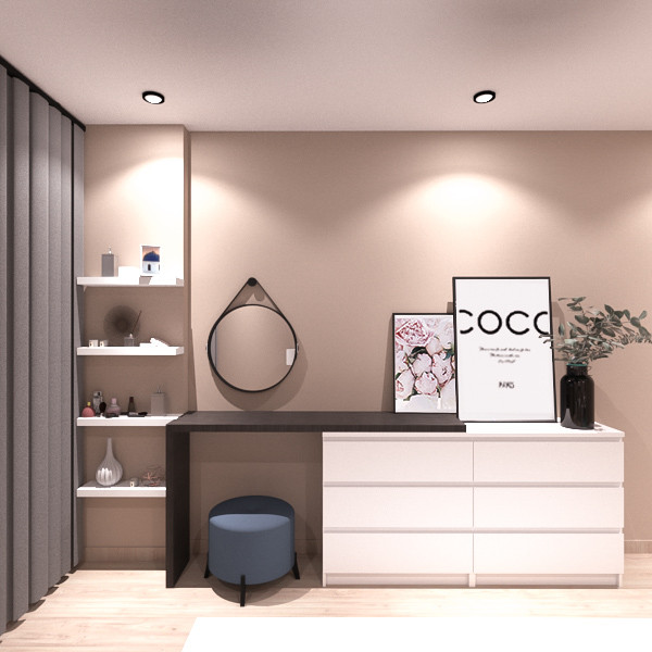 Квартира для девушки в скандинавском стиле