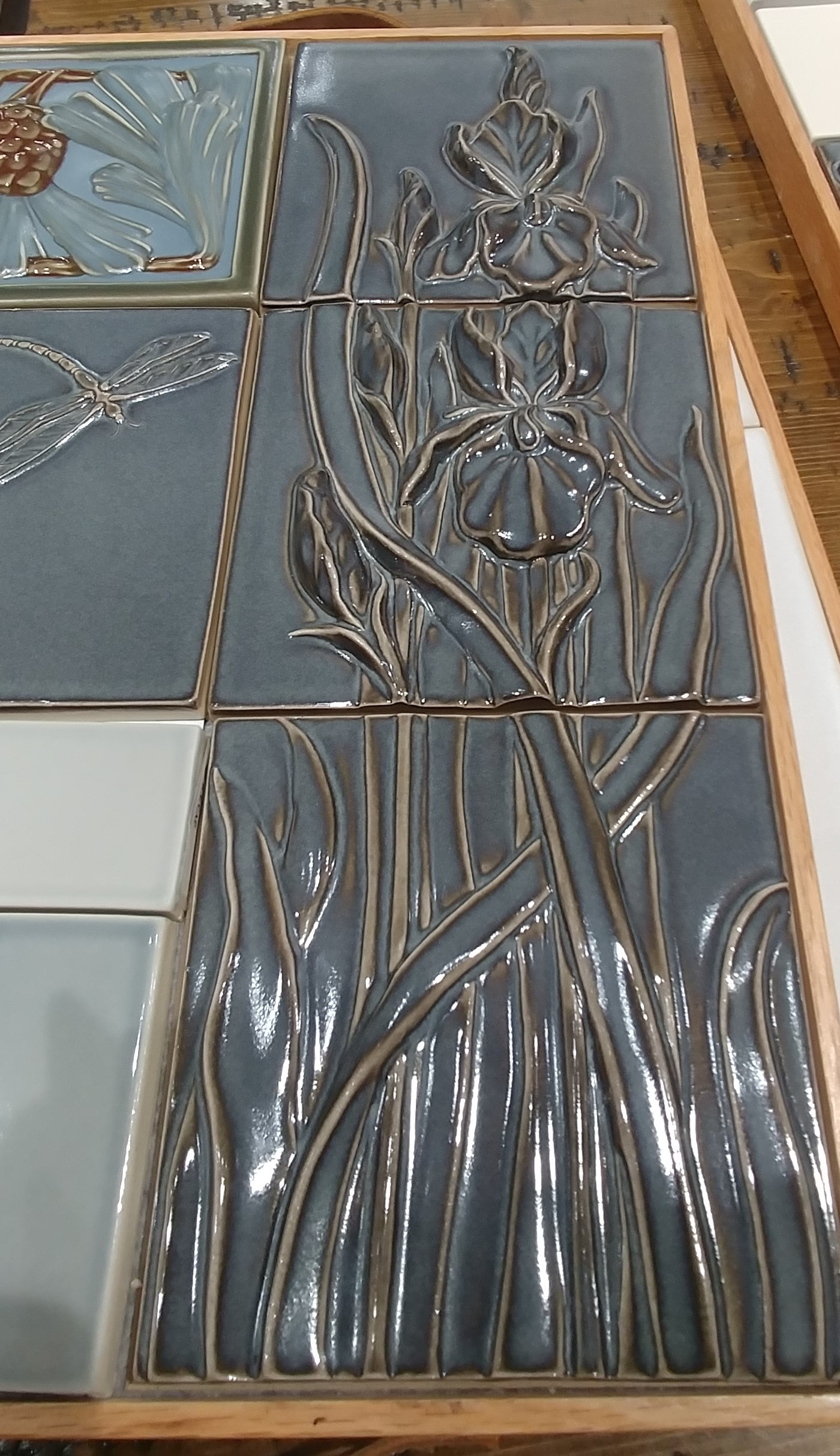 Rook Wood tile fireplace concept