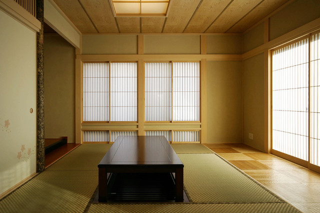 和室 障子意匠 デザイン 一つにも細やかなこだわり Autres Perimetres Par 株式会社本井建築研究所一級建築士事務所 Houzz