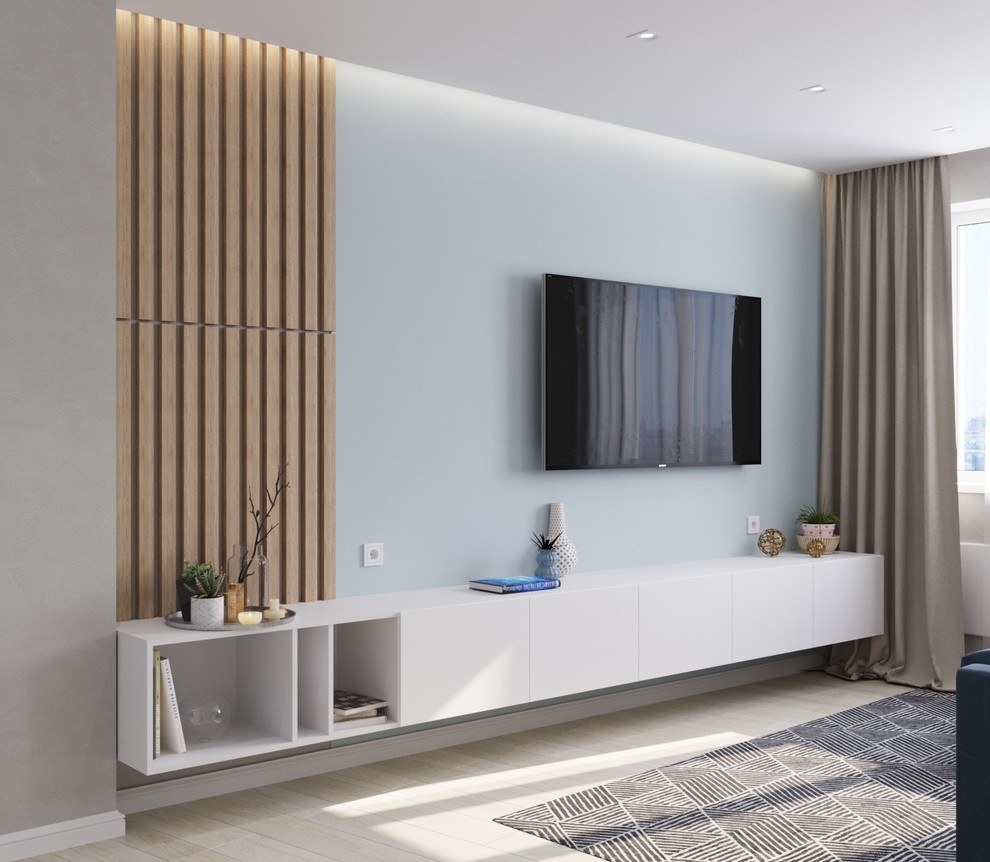 кухня совмещенная с гостиной