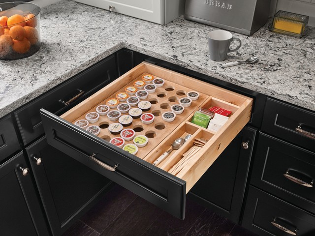 Kraftmaid K Cup Organizer Drawer Traditional Kitchen