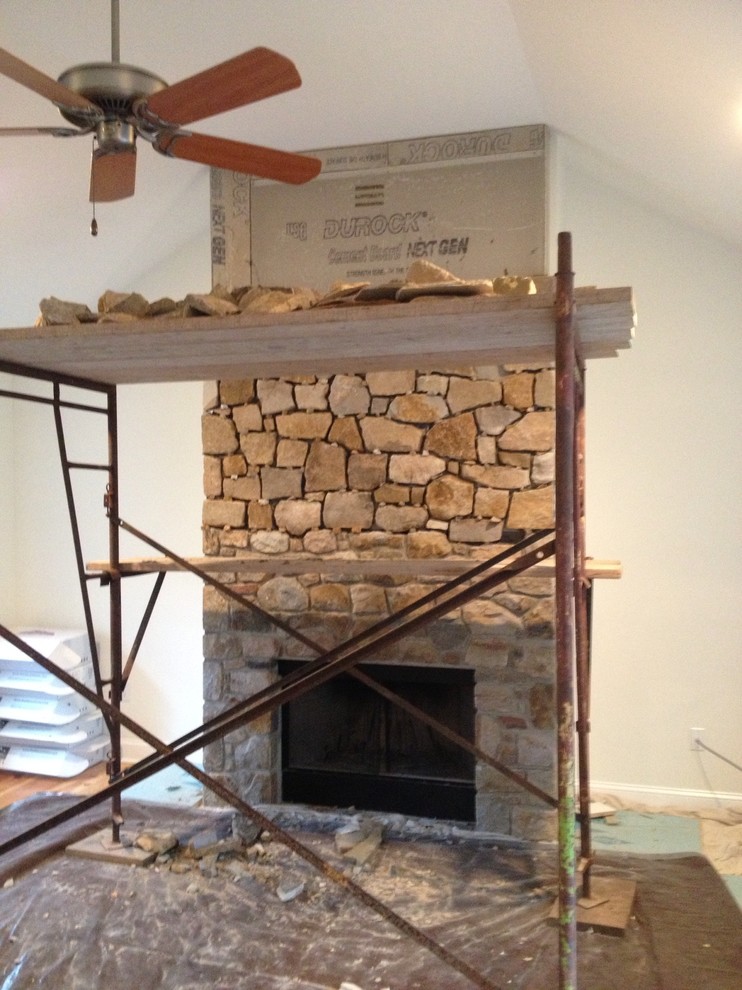 Fireplaces (during project)