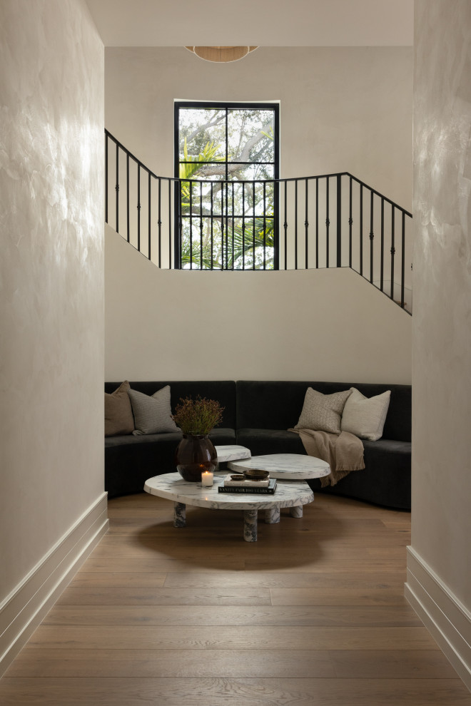 Inspiration for a transitional staircase remodel in Orlando