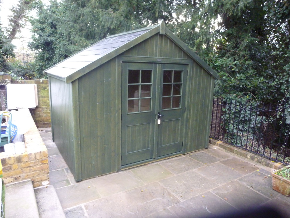 This is an example of a mid-sized traditional garden shed in West Midlands.