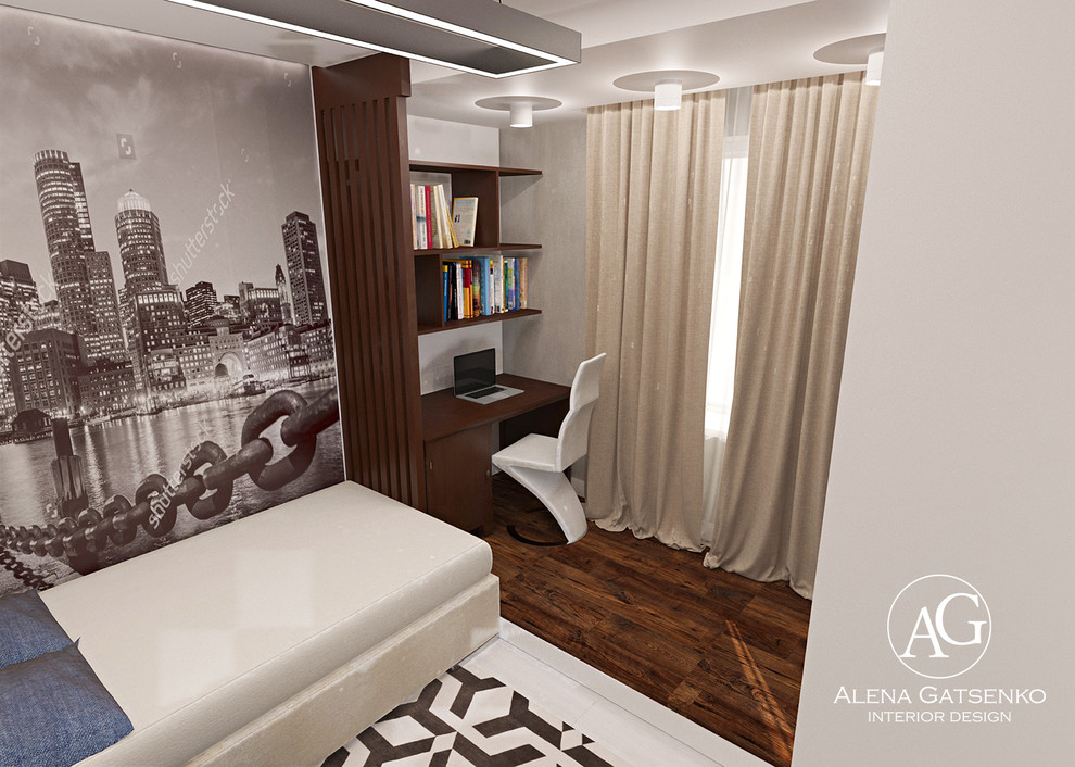 Дизайн частного дома в пастельных тонах