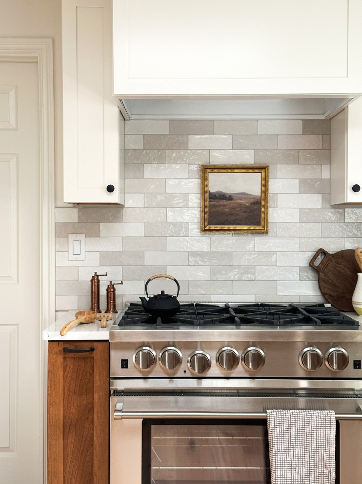 Inspiration for a transitional kitchen remodel in Seattle
