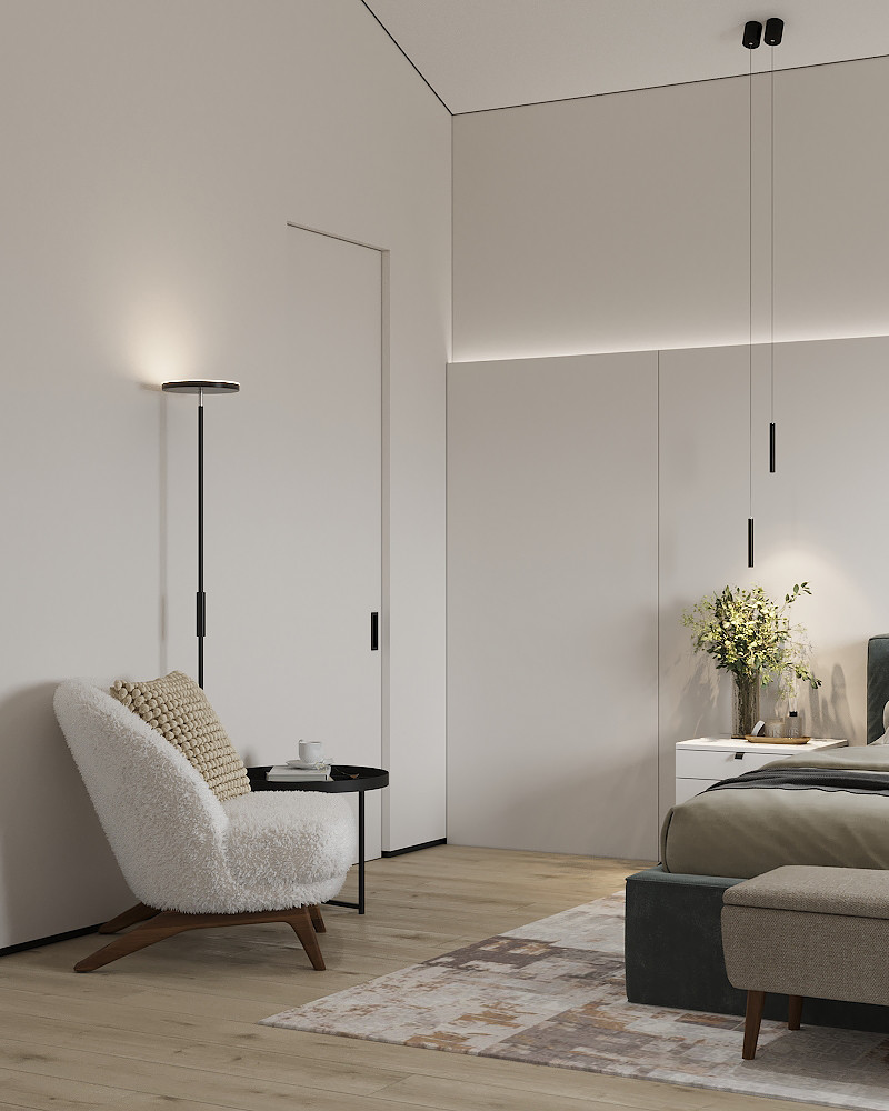 Дом для семьи в стиле минимализм 125 м². Посёлок Костюнино