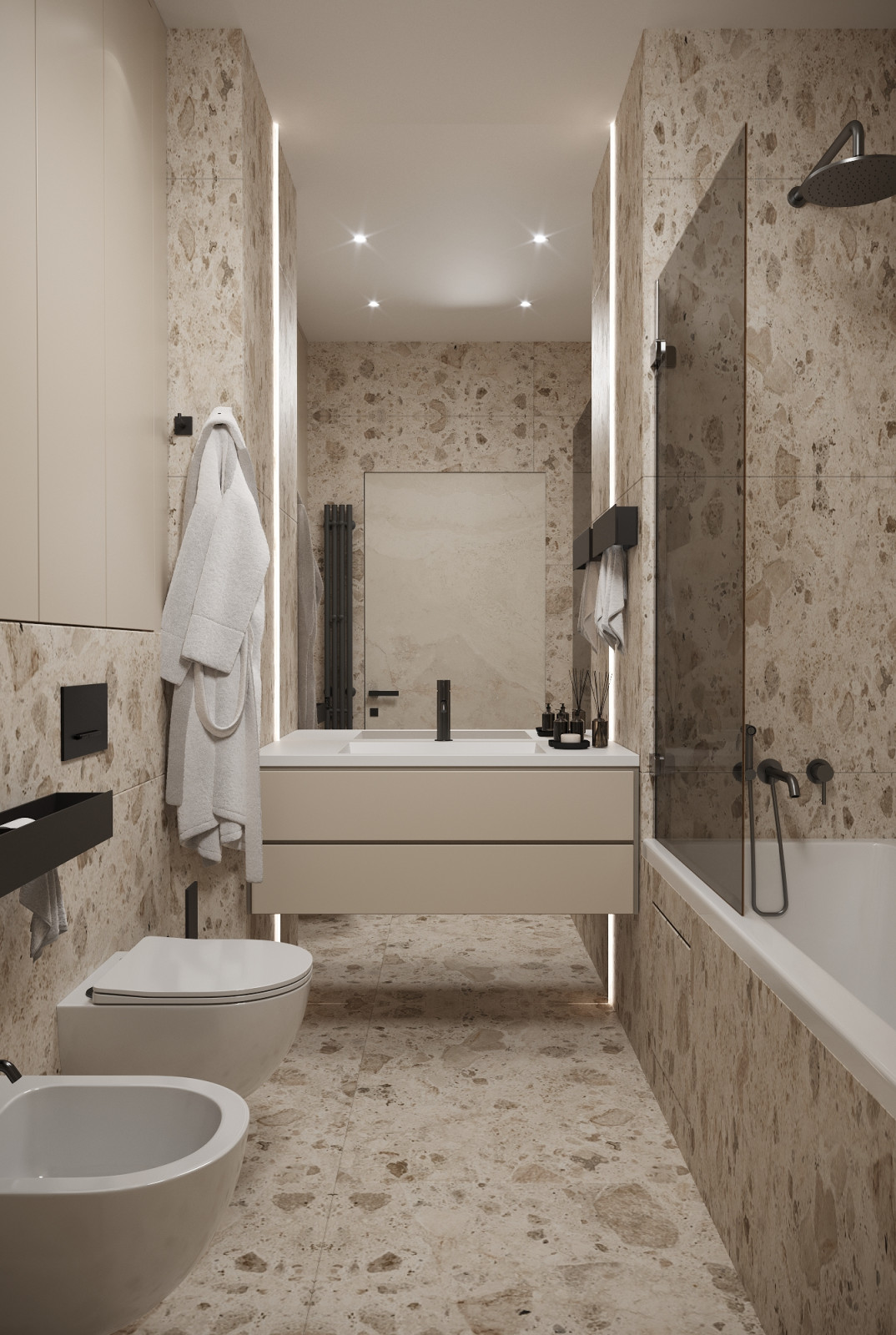 Светлый и чистый стильный интерьер для активной молодой семьи