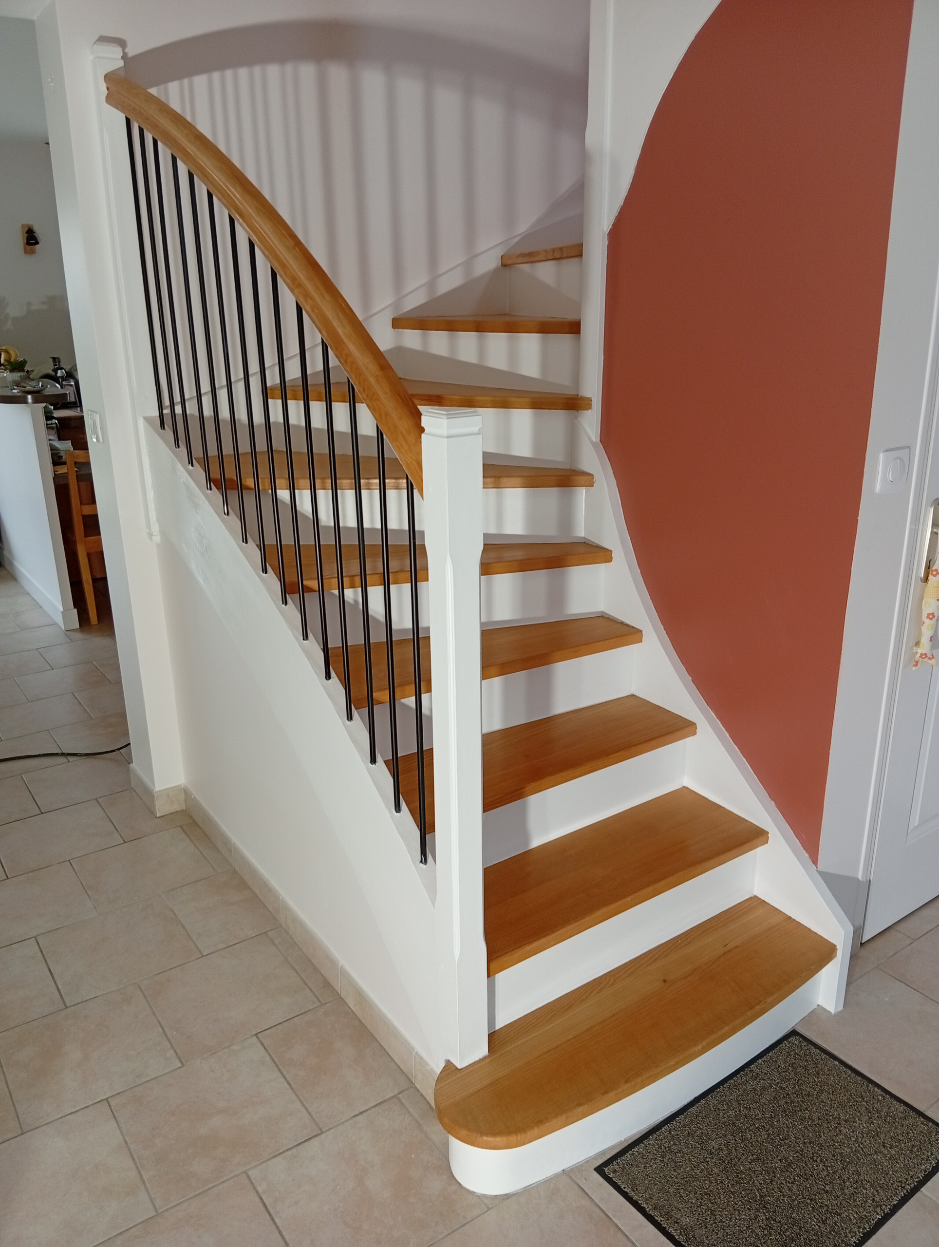 Modernisation & rénovation escaliers d'angle