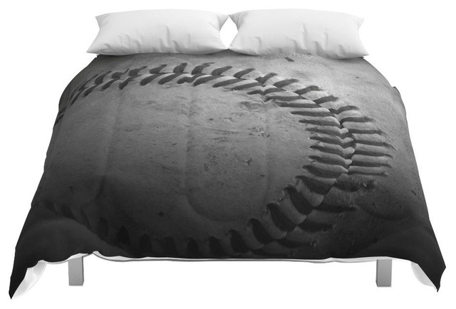 Society6 Baseball Comforter Contemporary Comforters And