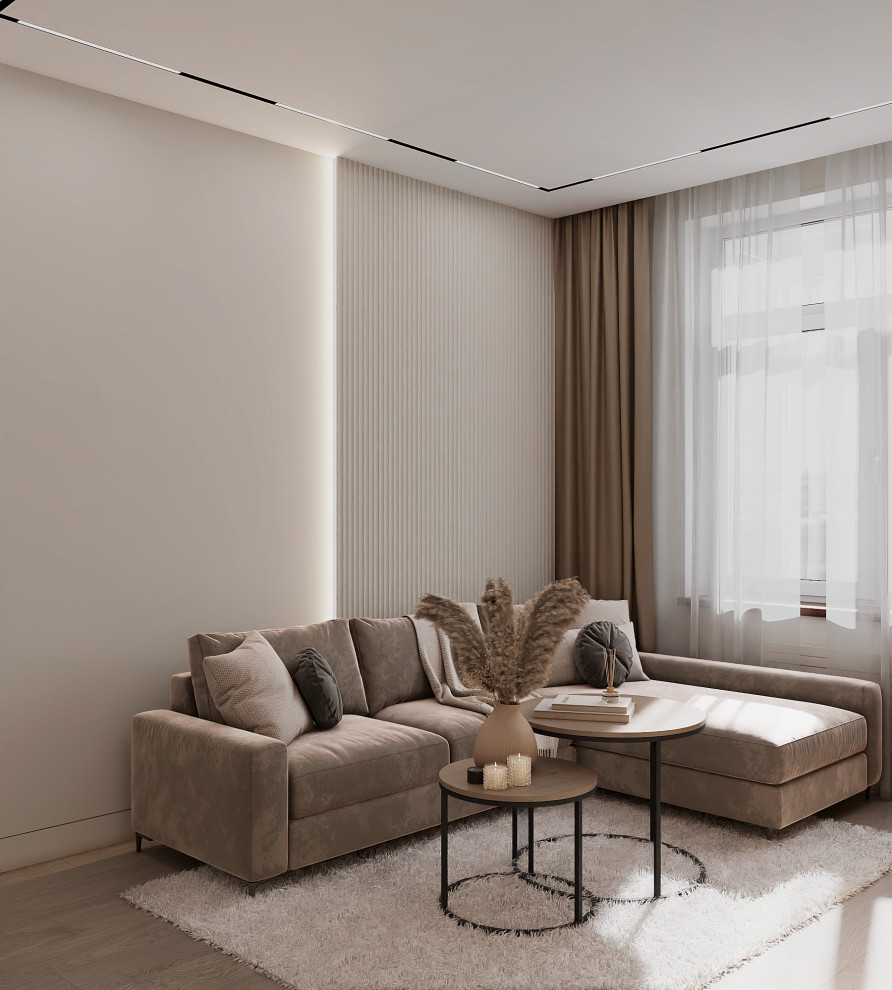 Дизайн проект Московской квартиры для семьи с сыном