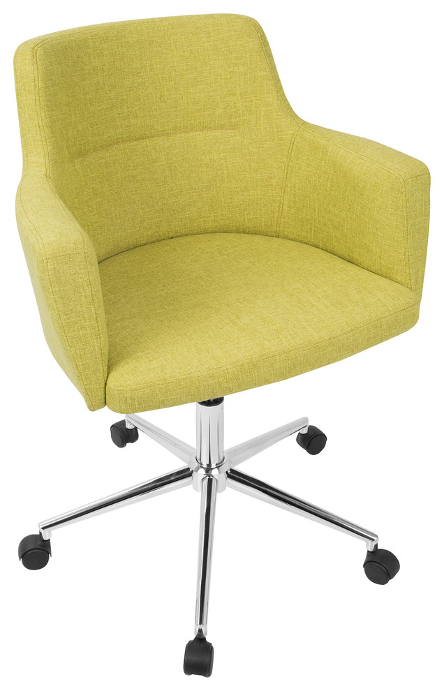 Lumisource Andrew Adjustable Office Chair Citrus Green