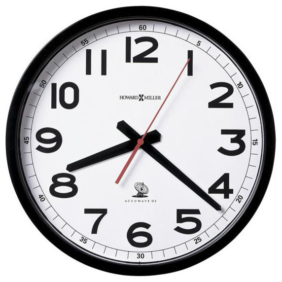 Houzz Howard Miller Radio Controlled Wall Clock Radio Controlled Wall Clock Howard Miller Accuwave Ii Contemporary Clocks