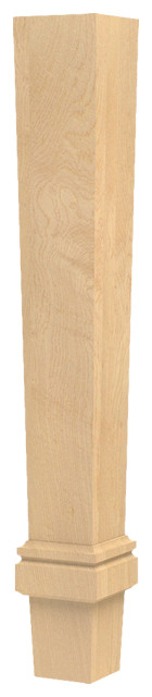 35-1/4" Empire Wood Post Leg, Alder