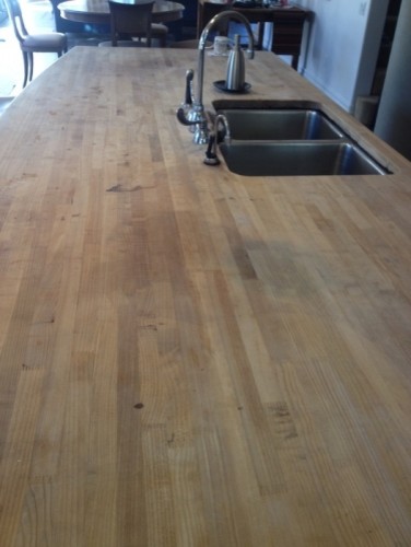 Restoring A Butcher Block Countertop 