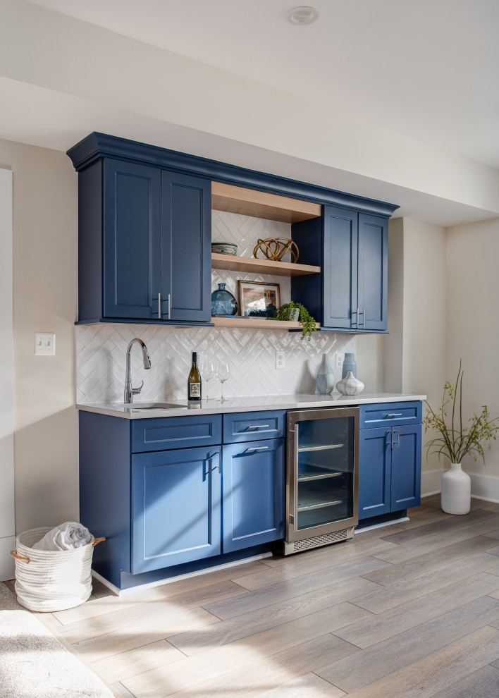 Modern Farmhouse Custom Build - Farmhouse - Home Bar - DC Metro - by ...