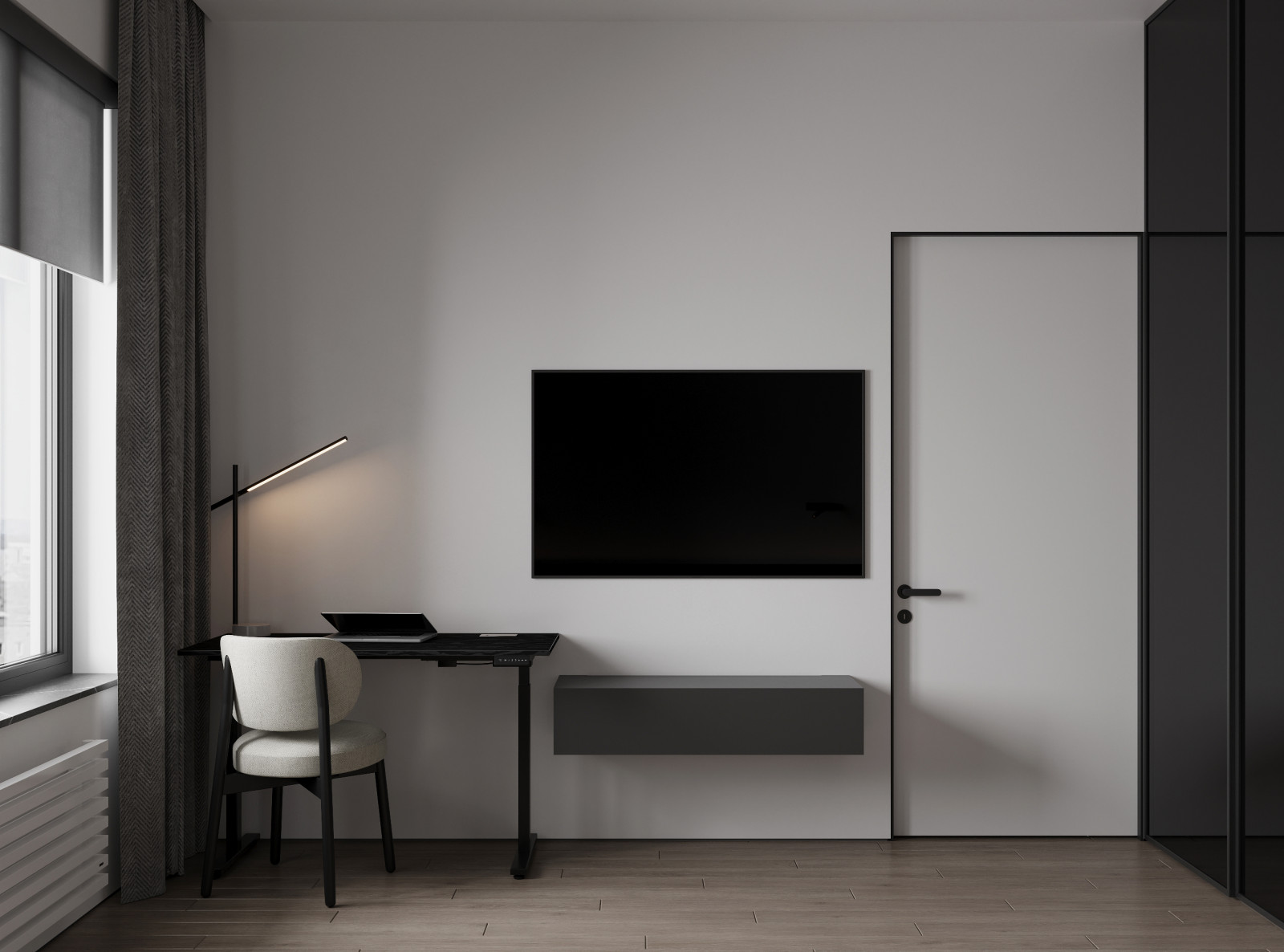 Дизайн интерьера квартиры 58 кв.м. в ЖК Level Амурская