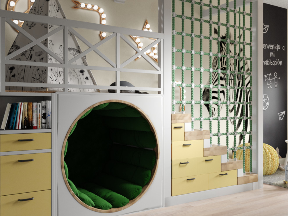 Детская из проекта для Алексея и Анастасии. Комната для малыша Гоши.