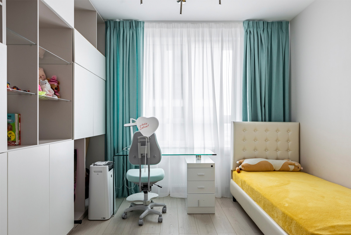 "Всплески жизни". Дизайн 3-х комнатной квартиры в современном стиле.