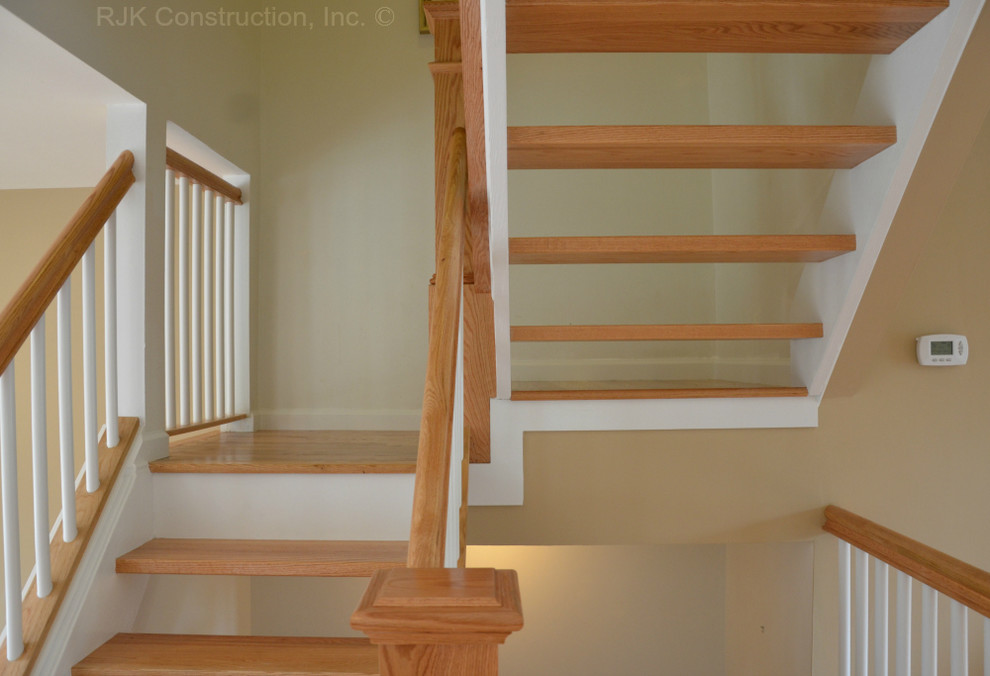 Inspiration for a transitional staircase remodel in DC Metro