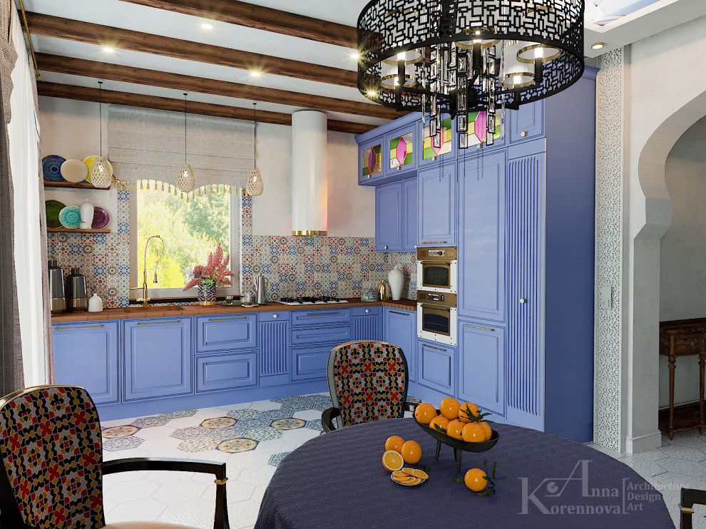 Дизайн коттеджа в марокканском стиле "Morocco dream".