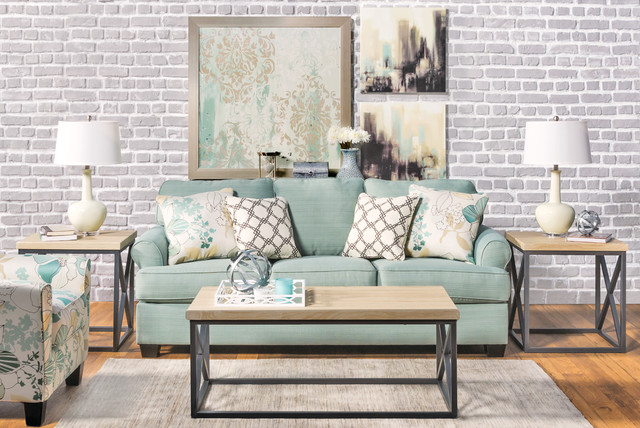 Seafoam Sofa Living Room Modern Living Room Los