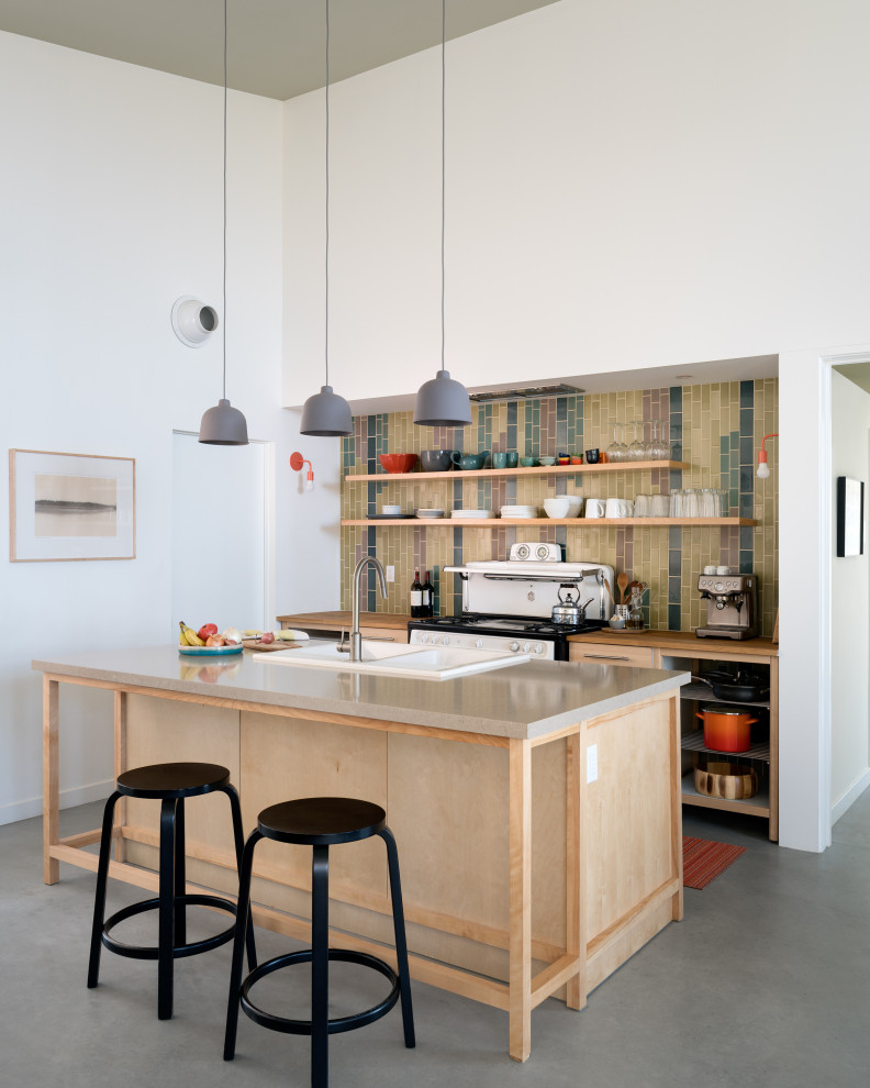 Yucca House & ADU Rustic Kitchen Los Angeles by ORA Inc Houzz