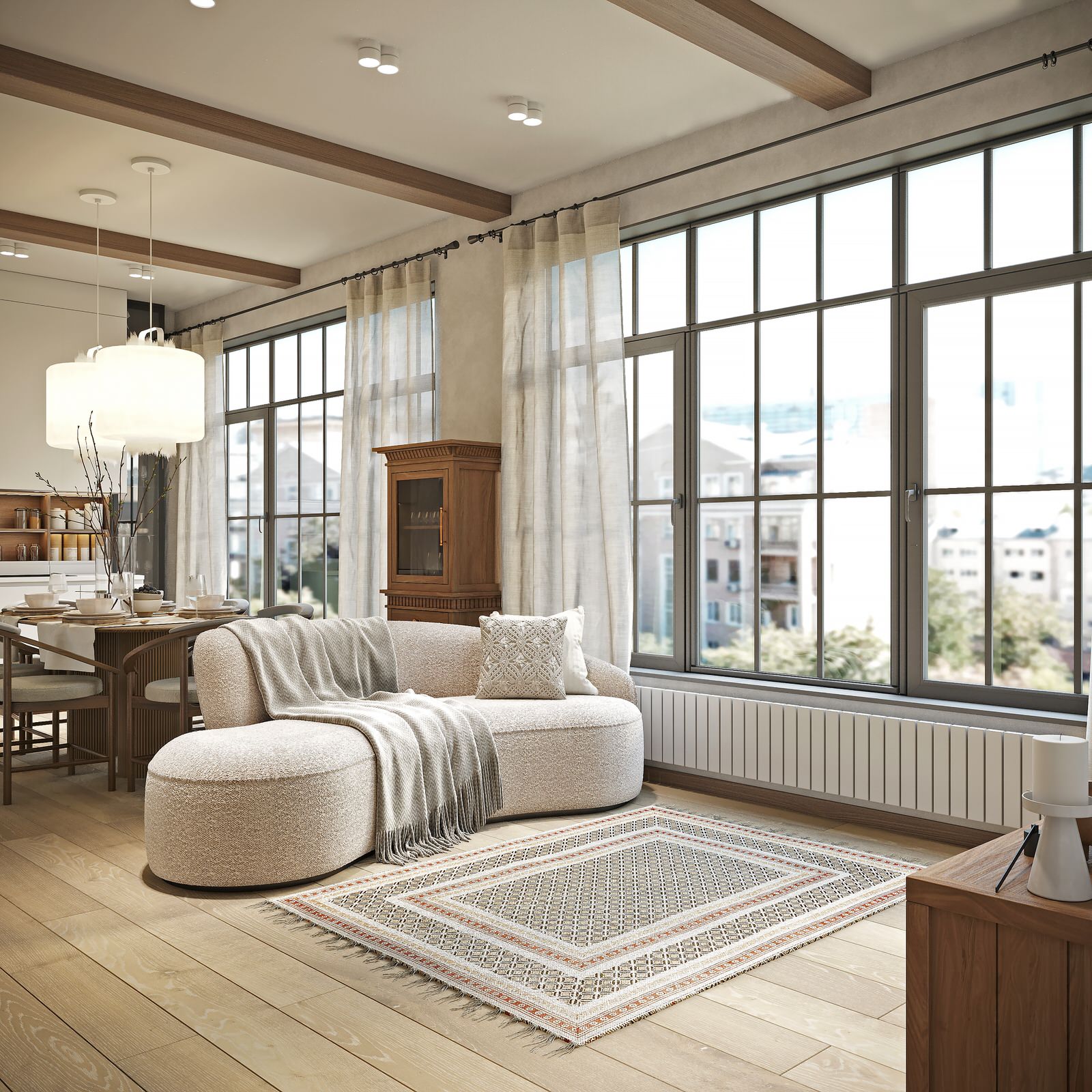 Дизайн-проект квартиры в центре 50.1 кв.м