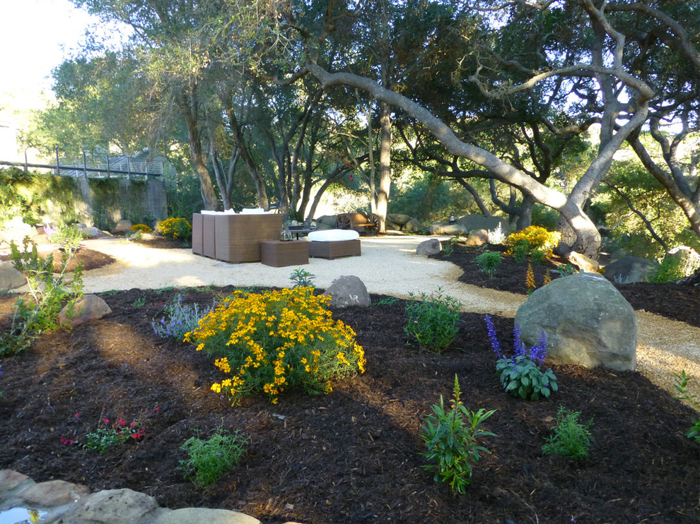 This is an example of a rustic landscaping in Santa Barbara.