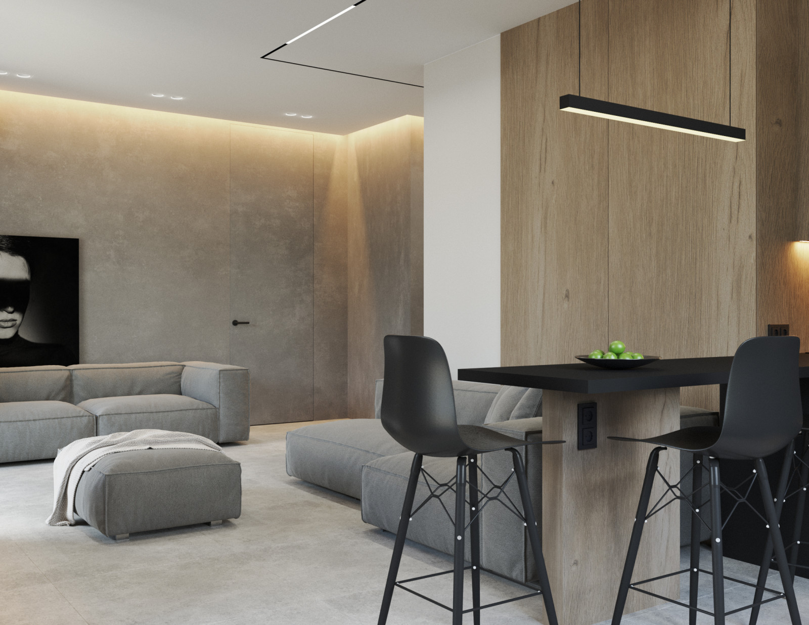 Лофт для молодой семьи