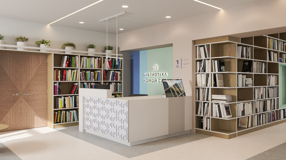 Дизайн-проект Модельной библиотеки в с.Кижинга (Республика Бурятия)
