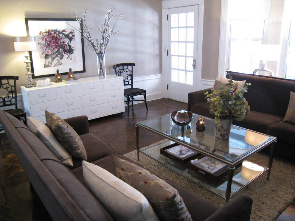Design ideas for an eclectic living room in Sacramento.