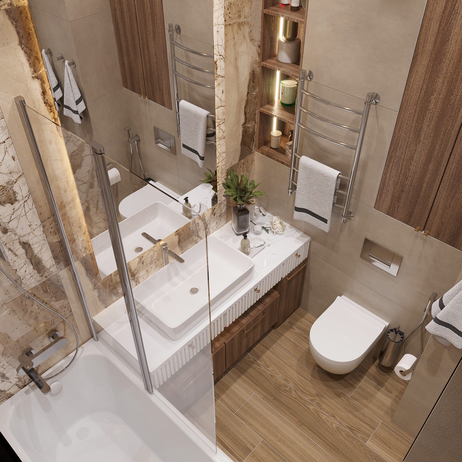 Трехкомнатная в ЖК Перспектива