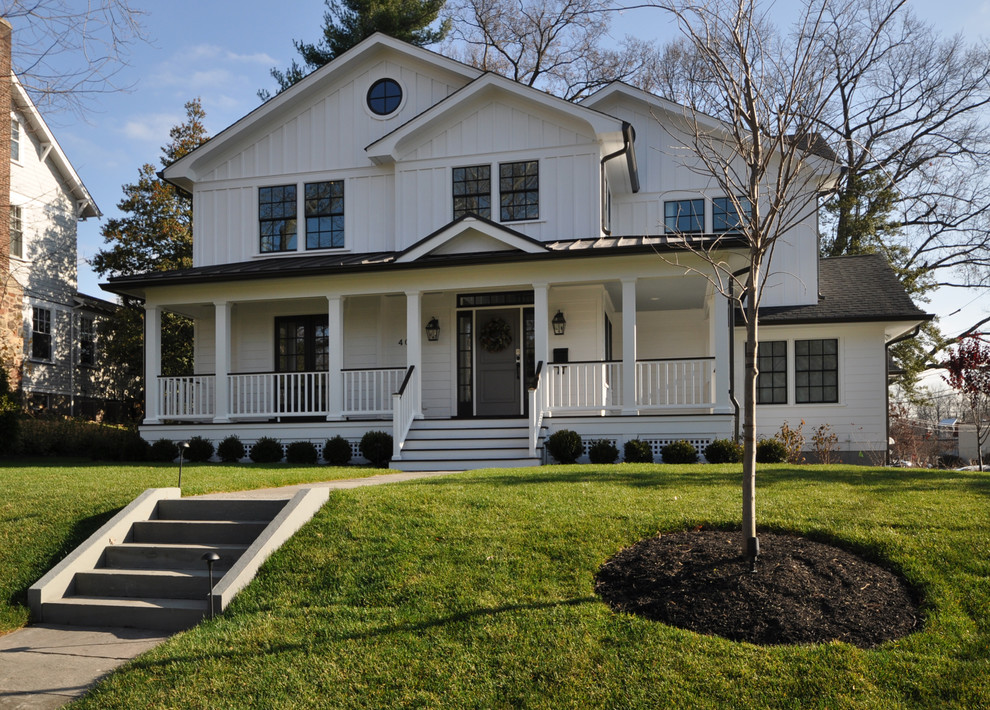 Farm Fresh Colonial Farmhouse Exterior New York by