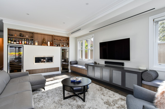 Haberfield contemporary-vardagsrum