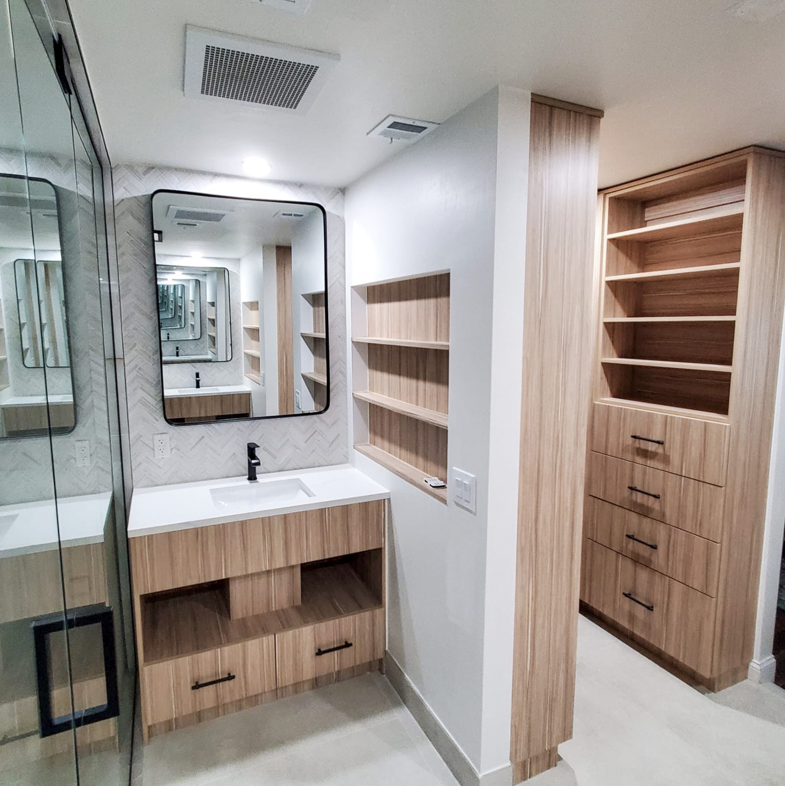 Custom Vanity and Storage